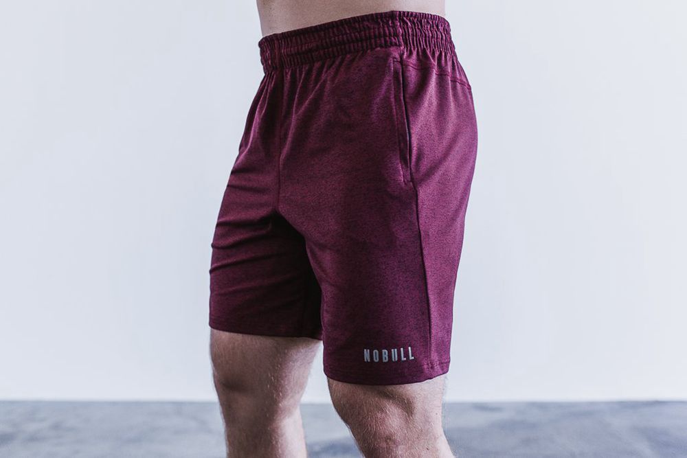 Shorts NOBULL Homme Bordeaux - NOBULL Knit Runner 8.5",France (3520-YPMWO)